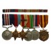 WW2 'North Africa Operations' Military Medal Group of Six - Fsr. R. Barnes, Royal Irish Fusiliers