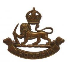 Southern Rhodesia Staff Corps Cap Badge - King's Crown (c.1942-57)