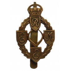 Royal Electrical & Mechanical Engineers (R.E.M.E.) Cap Badge - King's Crown (1st Pattern)