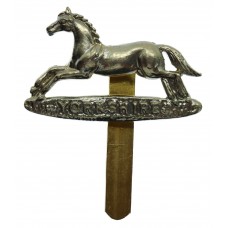 Prince of Wales's Own Regiment of Yorkshire White Metal Cap Badge