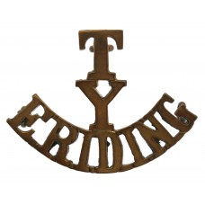 East Riding Territorial Yeomanry (T/Y/E.RIDING) Shoulder Title