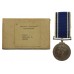 George VI Police Exemplary Long Service & Good Conduct Medal with Box of Issue - Inspr. William J. Baker, London and North Eastern Railway, B.T.C.