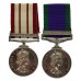 Naval General Service Medal (Clasp - Brunei) and Campaign Service Medal (Clasp - Borneo) Pair - Mne. P.C. Newman, Royal Marines