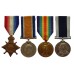 WW1 1914-15 Star, British War Medal, Victory Medal & R.N. Long Service & Good Conduct Medal Group of Four - Petty Officer Telegraphist H.E. Eames, Royal Navy