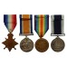 WW1 1914-15 Star, British War Medal, Victory Medal & R.N. Long Service & Good Conduct Medal Group of Four - Petty Officer Telegraphist H.E. Eames, Royal Navy