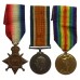 WW1 Prisoner of War 1914-15 Star Medal Trio - Pte. M.W. Andrews, 18th (2nd Bradford Pals) Bn West Yorkshire Regiment (later Royal Irish Fusiliers POW) - Wounded 1/7/16