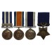 Egypt Medal (Clasp - Suakin 1885), WW1 British War Medal and RN Long Service & Good Conduct Medal Group of Four - Ldg. Sto. 2nd Cl. J. Colson, Royal Navy