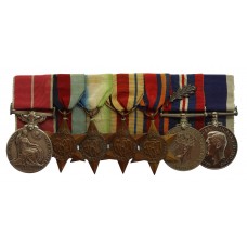WW2 British Empire Medal (Military)  and Mentioned In Despatches RN Long Service & Good Conduct Medal Group of Seven - Chief Stoker, B. Treharne, Royal Navy, HMS Forth