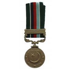 Pakistan General Service Medal with Clasp Shaqma