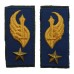 Italy Pair of WW2 Royal Italian Army 2nd Lieutenant Collar Badges