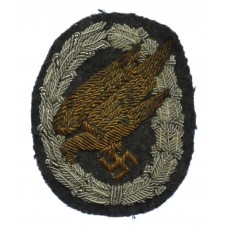 Germany WW2 Luftwaffe Fauschirmjager Officer Qualification Badge