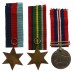 WW2 Japanese Prisoner of War Casualty Medal Group of Three - Gnr. S.H. Brain, 89 Bty. 35 Lt. A.A. Regt. Royal Artillery