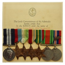 WW2 Distinguished Service Medal and Mentioned In Despatches Medal Group of Seven with MID Certificate - Smn. S.J. Mainstone, Royal Naval Patrol Service