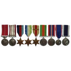 British Empire Medal (Military) and Royal Victorian Medal Long Service Group of Nine - Master At Arms H.J. Miles, Royal Navy