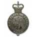 Mauritius Police Anodised (Staybrite) Cap Badge - Queen's Crown