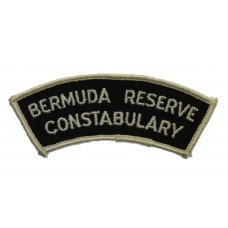 Bermuda Reserve Constabulary Cloth Shoulder Title Badge