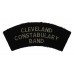 Cleveland Constabulary Band Cloth Shoulder Title Badge