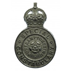 Northamptonshire Special Constabulary Lapel/Cap Badge - King's Crown