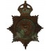 Bournemouth Borough Police Night Helmet Plate - King's Crown