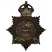 Carlisle City Police Night Helmet Plate - King's Crown