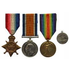 WW1 1914-15 Star Medal Trio and HMS Natal 1915 Medal - Able Seaman C.J. Marshall, Royal Navy