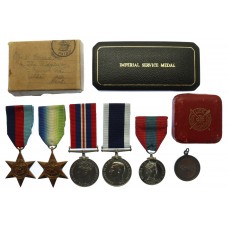 WW2 Long Service & Good Conduct Medal Group Five with Royal L