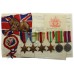 WW2 Naval Medal Group of Six with Original Certificate of Service, Trade Certificate and Photos - Able Seaman G.A. Booth, Royal Navy