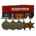 Pakistan WW2 Medal Group of Five - Hav. Allah Bux, Bahawalpur Regiment