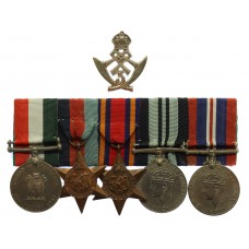 India WW2 Medal Group of Five - Rfn. Tare Rana, 3rd Gurkha Rifles