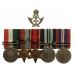 India WW2 Medal Group of Five - Rfn. Tare Rana, 3rd Gurkha Rifles