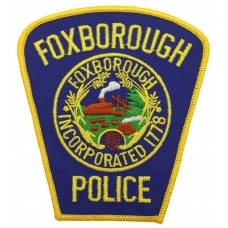 United States Foxborough Police Cloth Patch