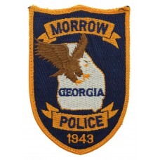 United States Morrow Police Georgia Cloth Patch