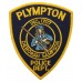 United States Plympton Police Dept. Cloth Patch