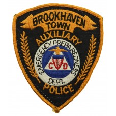 United States Brookhaven Town Auxiliary Police (Emergency Preparedness Dept.) Cloth Patch