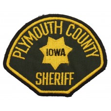 United States Plymouth County Sheriff Iowa Cloth Patch