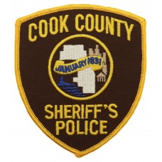 United States Cook County Sheriff's Police Cloth Patch