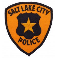 United States Salt Lake City Police Cloth Patch