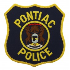 United States Pontiac Police Cloth Patch