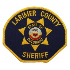 United States Larimer County State of Colorado Sheriff Cloth Patch