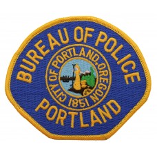 United States Bureau of Police Portland Cloth Patch