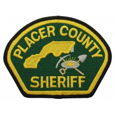 United States Placer County Sheriff Cloth Patch