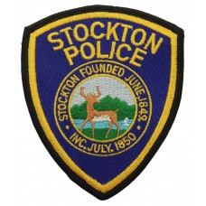 United States Stockton Police Cloth Patch