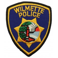 United States Wilmette Police Cloth Patch