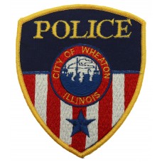 United States City of Wheaton Illinois Police Cloth Patch