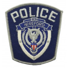 United States Hereford Police Cloth Patch