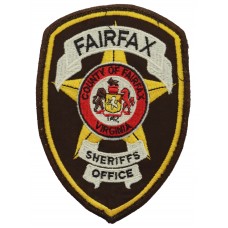 United States Fairfax Virginia Sheriff's Office Cloth Patch