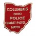 United States Columbus Ohio Police Combat Pistol Match Cloth Patch