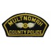 United States Multnomah County Police Cloth Patch