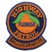 United States Florida Highway Patrol Communications Cloth Patch Badge