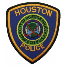 United States Houston Police Cloth Patch Badge